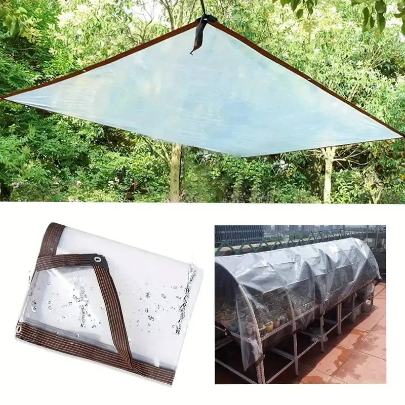 Transparent PE Tarpaulin – Durable Outdoor Cover f04