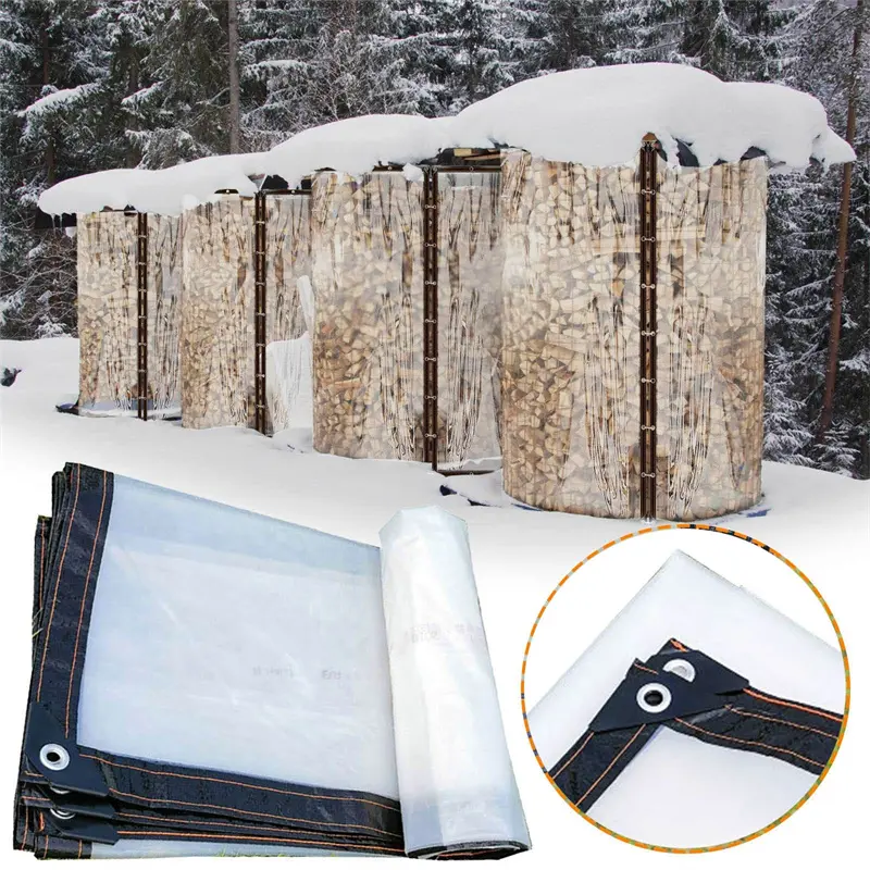 Transparent PE Tarpaulin – Durable Outdoor Cover f01
